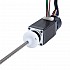 NEMA 8 External Trapezoidal Linear Stepper Motor 0.5A 38mm Stack Screw Lead 1mm(0.03937") w/ Optical Incremental Encoder 1000PPR