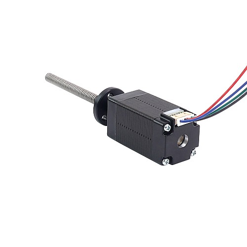Nema 8 External Trapezoidal Linear Stepper Motor 0.6A 38mm Stack Screw Lead 2mm(0.07874) Lead Length 60mm - 8E15S0604AA2-060RS | StepperOnline AU
