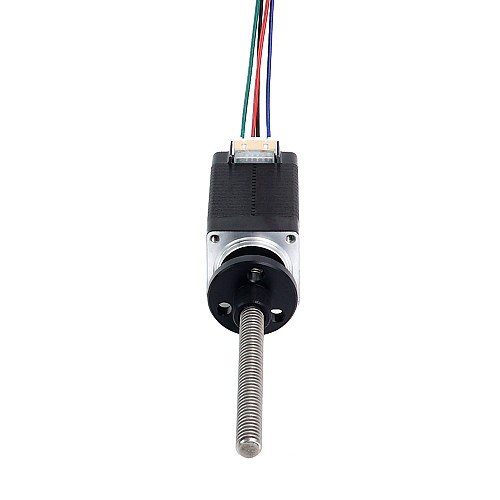 Nema 8 External Trapezoidal Linear Stepper Motor 0.6A 38mm Stack Screw Lead 2mm(0.07874) Lead Length 60mm - 8E15S0604AA2-060RS | StepperOnline AU