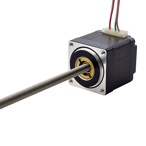 Nema 11 Non-captive 32.2mm Stack 0.42A Lead 0.635mm(0.025) Length 150mm - 11N13S0424ED5-150RS | StepperOnline AU