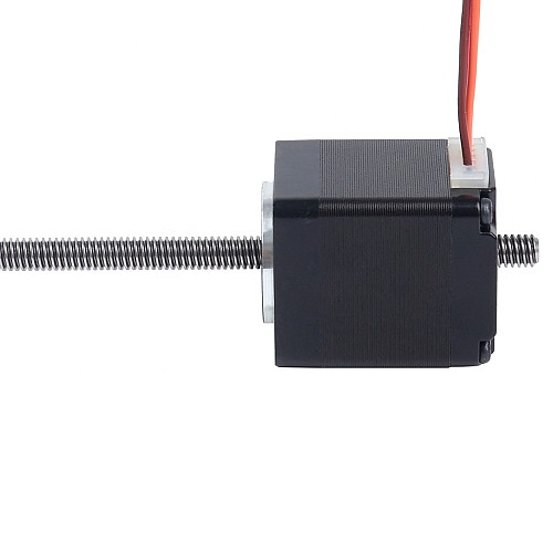 Nema 11 Non-captive 34mm Stack 0.75A Lead 2mm(0.07874) Length 100mm - 11N13S0754AA4-100RS | StepperOnline AU