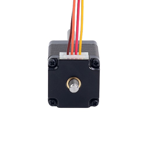 Nema 11 Non-captive 34mm Stack 0.75A Lead 2mm(0.07874) Length 100mm - 11N13S0754AA4-100RS | StepperOnline AU