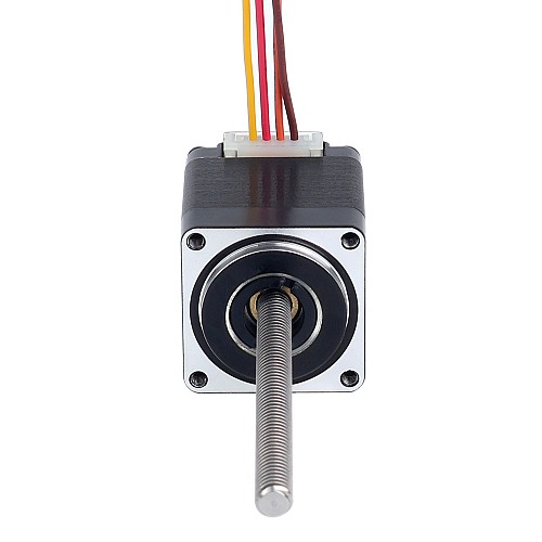 Nema 11 Non-captive 34mm Stack 0.75A Lead 2mm(0.07874) Length 100mm - 11N13S0754AA4-100RS | StepperOnline AU