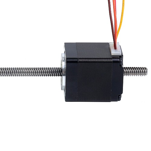 Nema 11 Non-captive 34mm Stack 0.75A Lead 4.877mm(0.192") Length 150mm - 11N13S0754QE4-150RS | StepperOnline AU