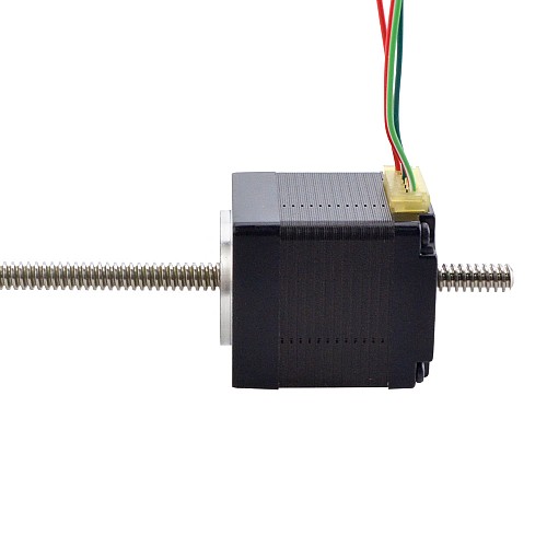 NEMA 11 Non-Captive Acme Linear Stepper Motor 1.0A 32.2mm Stack Screw Lead 1.27mm(0.05) Lead Length 200mm - 11N13S1004FD5-200RS | StepperOnline AU