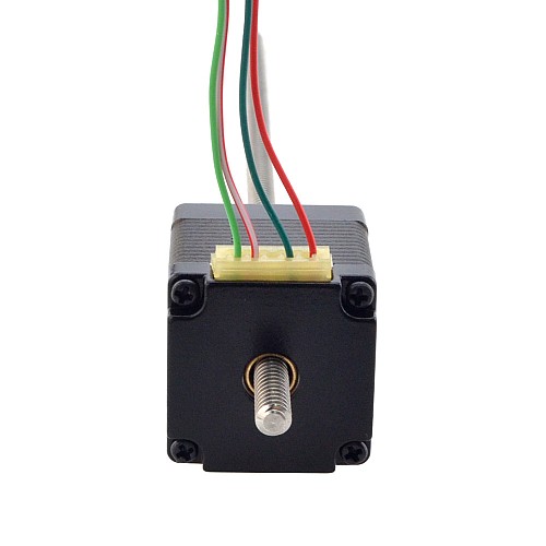NEMA 11 Non-Captive Acme Linear Stepper Motor 1.0A 32.2mm Stack Screw Lead 1.27mm(0.05) Lead Length 200mm - 11N13S1004FD5-200RS | StepperOnline AU