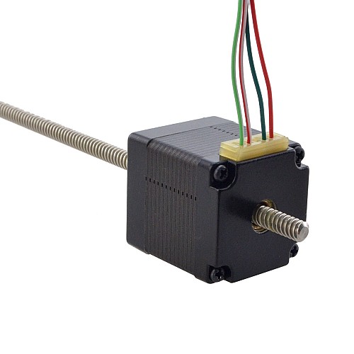 NEMA 11 Non-Captive Acme Linear Stepper Motor 1.0A 32.2mm Stack Screw Lead 2.54mm(0.1) Lead Length 200mm - 11N13S1004GD5-200RS | StepperOnline AU