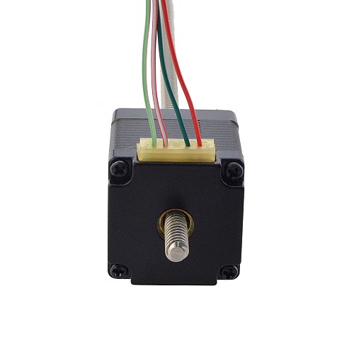 NEMA 11 Non-Captive Acme Linear Stepper Motor 1.0A 32.2mm Stack Screw Lead 2.54mm(0.1) Lead Length 200mm - 11N13S1004GD5-200RS | StepperOnline AU