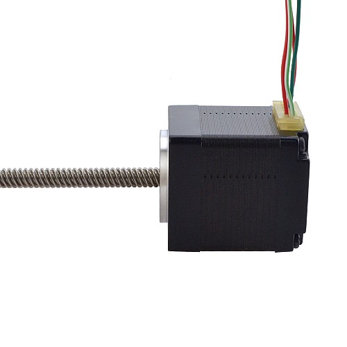 NEMA 11 Non-Captive Acme Linear Stepper Motor 1.0A 32.2mm Stack Screw Lead 5.08mm(0.2) Lead Length 200mm - 11N13S1004HD5-200RS | StepperOnline AU