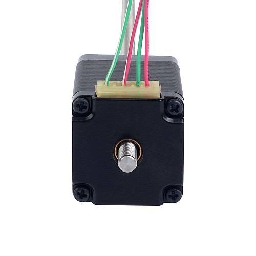 NEMA 11 Non-Captive Acme Linear Stepper Motor 1.0A 46mm Stack Screw Lead 0.635mm(0.025) Lead Length 250mm - 11N18S1004ED5-250RS | StepperOnline AU