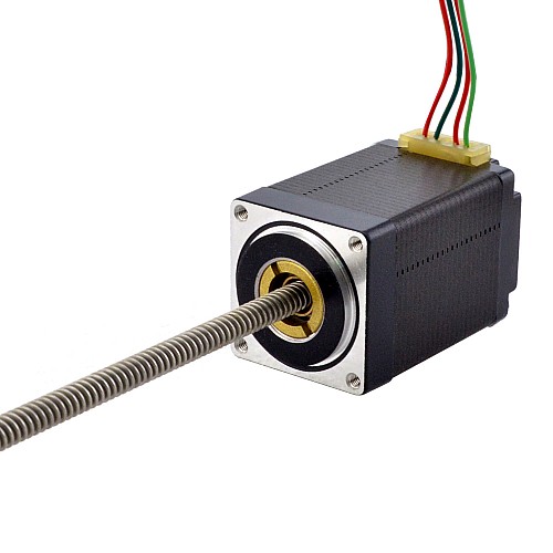 NEMA 11 Non-Captive Acme Linear Stepper Motor 1.0A 46mm Stack Screw Lead 2.54mm(0.1) Lead Length 200mm - 11N18S1004GD5-200RS | StepperOnline AU