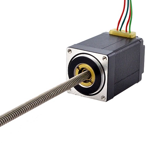 NEMA 11 Non-Captive Acme Linear Stepper Motor 1.0A 46mm Stack Screw Lead 5.08mm(0.2) Lead Length 200mm - 11N18S1004HD5-200RS | StepperOnline AU