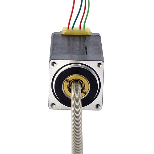 NEMA 11 Non-Captive Acme Linear Stepper Motor 1.0A 46mm Stack Screw Lead 5.08mm(0.2) Lead Length 200mm - 11N18S1004HD5-200RS | StepperOnline AU