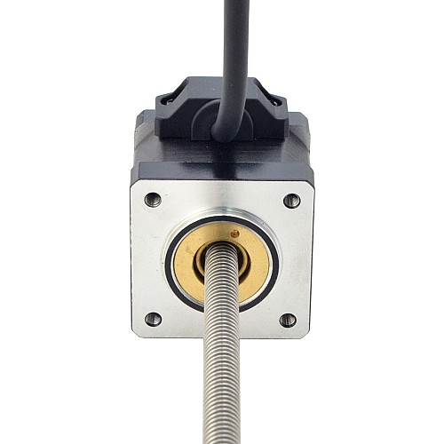 NEMA 14 Non-Captive Acme Linear Stepper Motor 1.5A 34mm Stack Screw Lead 2.54mm(0.1) Lead Length 200mm - 14N13S1504GF5-200RS | StepperOnline AU