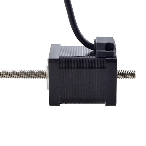 NEMA 14 Non-Captive Acme Linear Stepper Motor 1.5A 47mm Stack Screw Lead 2.54mm(0.1) Lead Length 200mm - 14N19S1504GF5-200RS | StepperOnline AU