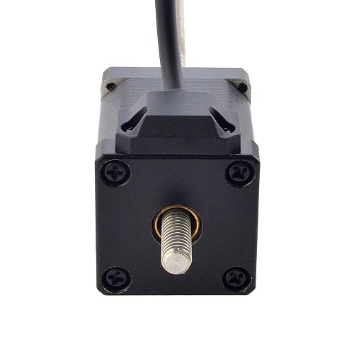 NEMA 14 Non-Captive Acme Linear Stepper Motor 1.5A 47mm Stack Screw Lead 2.54mm(0.1) Lead Length 200mm - 14N19S1504GF5-200RS | StepperOnline AU