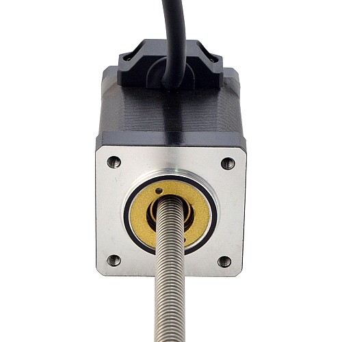 NEMA 14 Non-Captive Acme Linear Stepper Motor 1.5A 47mm Stack Screw Lead 2.54mm(0.1) Lead Length 200mm - 14N19S1504GF5-200RS | StepperOnline AU