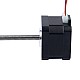 Nema 17 Non-captive 34mm Stack 0.4A Lead 2mm(0.07874) Length 100mm - 17N13S0404AF4-100RS | StepperOnline AU
