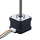 Nema 17 Non-captive 34mm Stack 0.4A Lead 2mm(0.07874) Length 100mm - 17N13S0404AF4-100RS | StepperOnline AU