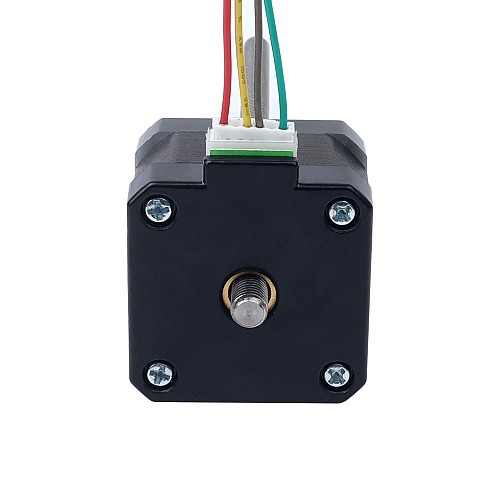 Nema 17 Non-captive 34mm Stack 0.4A Lead 2mm(0.07874) Length 150mm - 17N13S0404AF4-150RS | StepperOnline AU