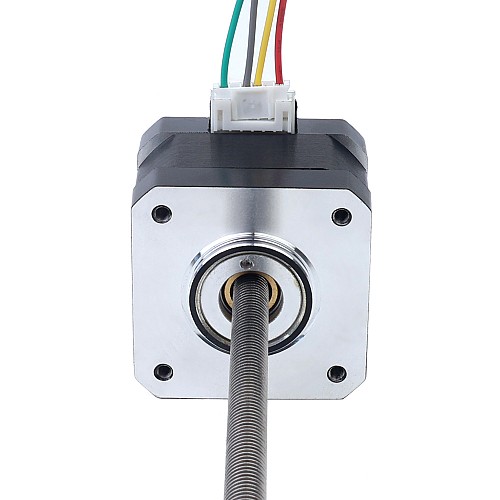 Nema 17 Non-captive 34mm Stack 0.4A Lead 2mm(0.07874) Length 150mm - 17N13S0404AF4-150RS | StepperOnline AU