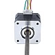 Nema 17 Non-captive 34mm Stack 0.4A Lead 2mm(0.07874) Length 150mm - 17N13S0404AF4-150RS | StepperOnline AU