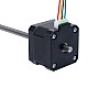 Nema 17 Non-captive 34mm Stack 0.84A Lead 2mm(0.07874) Length 200mm - 17N13S0844AF4-200RS | StepperOnline AU