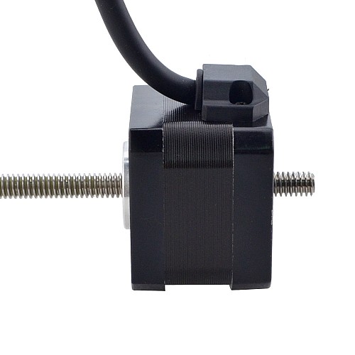 NEMA 17 Non-Captive Acme Linear Stepper Motor 1.5A 34mm Stack Screw Lead 1.27mm(0.05) Lead Length 200mm - 17N13S1504FF5-200RS | StepperOnline AU