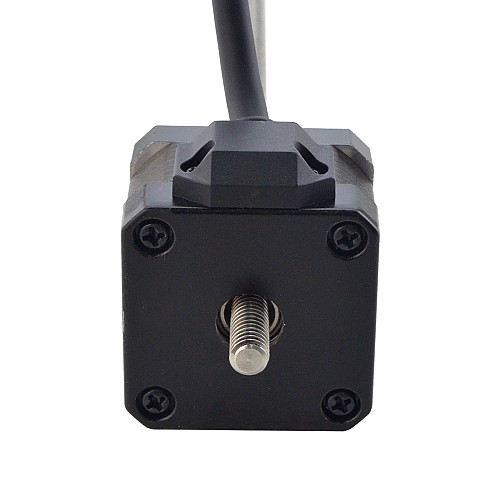 NEMA 17 Non-Captive Acme Linear Stepper Motor 1.5A 34mm Stack Screw Lead 1.27mm(0.05) Lead Length 200mm - 17N13S1504FF5-200RS | StepperOnline AU