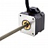 NEMA 17 Non-Captive Acme Linear Stepper Motor 1.5A 34mm Stack Screw Lead 2.54mm(0.1") Lead Length 200mm