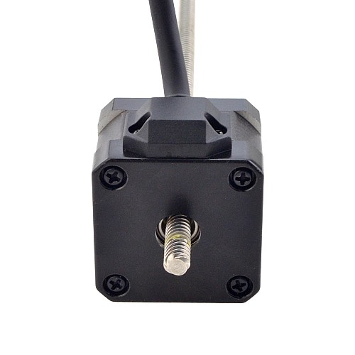 NEMA 17 Non-Captive Acme Linear Stepper Motor 1.5A 34mm Stack Screw Lead 6.35mm(0.25) Lead Length 200mm - 17N13S1504RF5-200RS | StepperOnline AU