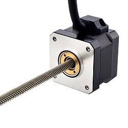CN On Sale - NEMA 17 Non-Captive Acme Linear Stepper Motor 1.5A 34mm Stack Screw Lead 12.7mm(0.5") Lead Length 200mm
