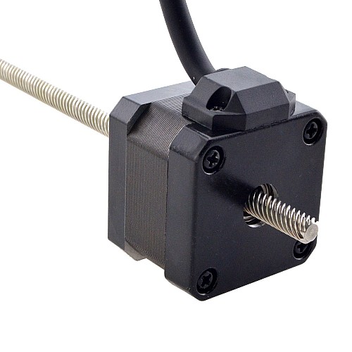 NEMA 17 Non-Captive Acme Linear Stepper Motor 1.5A 34mm Stack Screw Lead 12.7mm(0.5) Lead Length 200mm - 17N13S1504WF5-200RS | StepperOnline AU