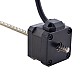 NEMA 17 Non-Captive Acme Linear Stepper Motor 1.5A 34mm Stack Screw Lead 25.4mm(1) Lead Length 200mm - 17N13S1504YF5-200RS | StepperOnline AU