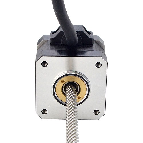 NEMA 17 Non-Captive Acme Linear Stepper Motor 1.5A 34mm Stack Screw Lead 25.4mm(1) Lead Length 200mm - 17N13S1504YF5-200RS | StepperOnline AU
