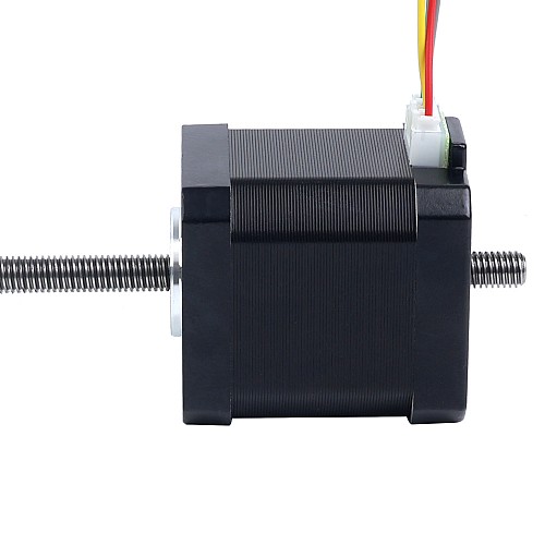 Nema 17 Non-captive 48mm Stack 1.68A Lead 2mm(0.07874) Length 200mm - 17N19S1684AF4-200RS | StepperOnline AU