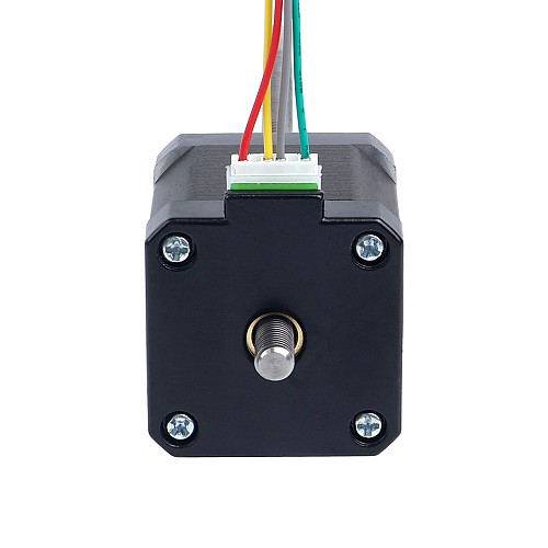 Nema 17 Non-captive 48mm Stack 1.68A Lead 2mm(0.07874) Length 200mm - 17N19S1684AF4-200RS | StepperOnline AU