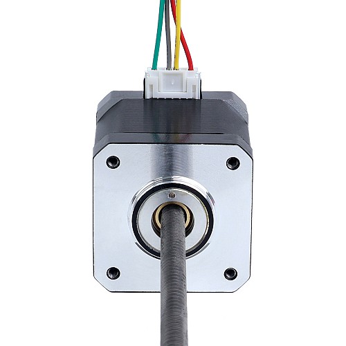 Nema 17 Non-captive 48mm Stack 1.68A Lead 2mm(0.07874) Length 200mm - 17N19S1684AF4-200RS | StepperOnline AU