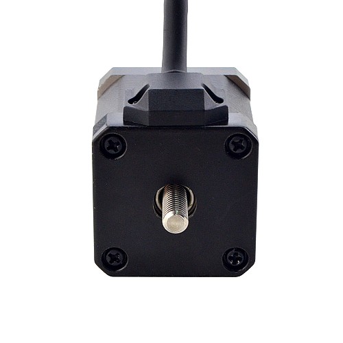 NEMA 17 Non-Captive Acme Linear Stepper Motor 2.5A 48mm Stack Screw Lead 1.27mm(0.05) Lead Length 200mm - 17N19S2504FF5-200RS | StepperOnline AU