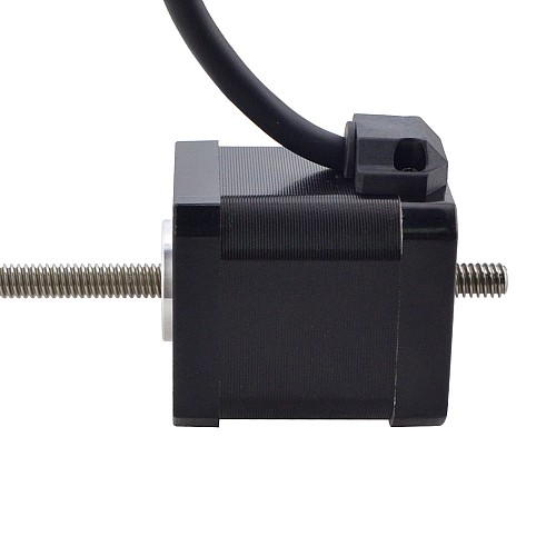 NEMA 17 Non-Captive Acme Linear Stepper Motor 2.5A 48mm Stack Screw Lead 2.54mm(0.1) Lead Length 200mm - 17N19S2504GF5-200RS | StepperOnline AU