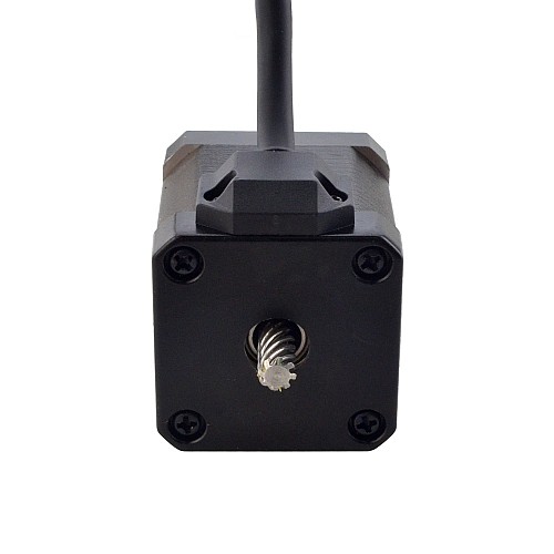 NEMA 17 Non-Captive Acme Linear Stepper Motor 2.5A 48mm Stack Screw Lead 25.4mm(1) Lead Length 200mm - 17N19S2504YF5-200RS | StepperOnline AU