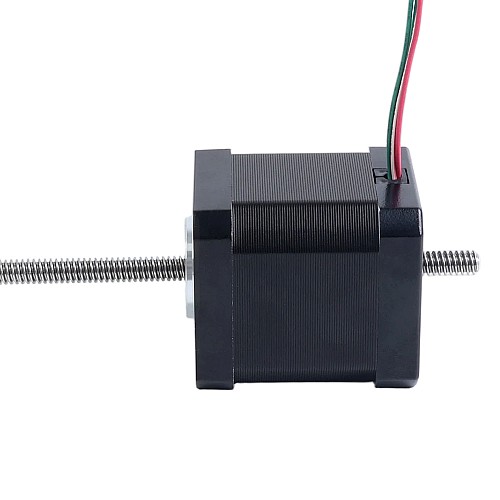 Nema 17 Non-captive 48mm Stack 2.6A Lead 2.4384mm(0.096") Length 250mm - 17N19S2604JE4-250RS | StepperOnline AU