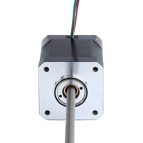 Nema 17 Non-captive 48mm Stack 2.6A Lead 2.4384mm(0.096") Length 250mm - 17N19S2604JE4-250RS | StepperOnline AU