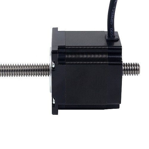 Nema 23 Non-captive 56mm Stack 2.0A Lead 2mm(0.07874) Length 250mm - 23N22S2004AJ4-250RS | StepperOnline AU