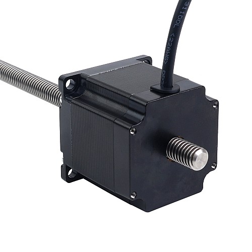 Nema 23 Non-captive 56mm Stack 2.0A Lead 2mm(0.07874) Length 250mm - 23N22S2004AJ4-250RS | StepperOnline AU