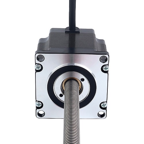 Nema 23 Non-captive 56mm Stack 2A Lead 2mm(0.07874) Length 355mm - 23N22S2004AJ4-355RS | StepperOnline AU