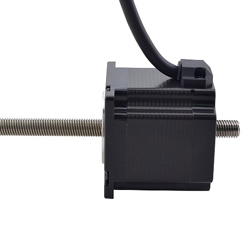NEMA 23 Non-Captive Acme Linear Stepper Motor 3.0A 56mm Stack Screw Lead 5.08mm(0.2) Lead Length 250mm - 23N22S3004HG5-250RS | StepperOnline AU