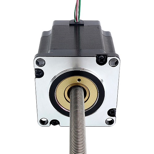 Nema 23 Non-captive 66mm Stack 2.5A Lead 5.08mm(0.2) Length 150mm - 23N26S2504HG5-150RS | StepperOnline AU