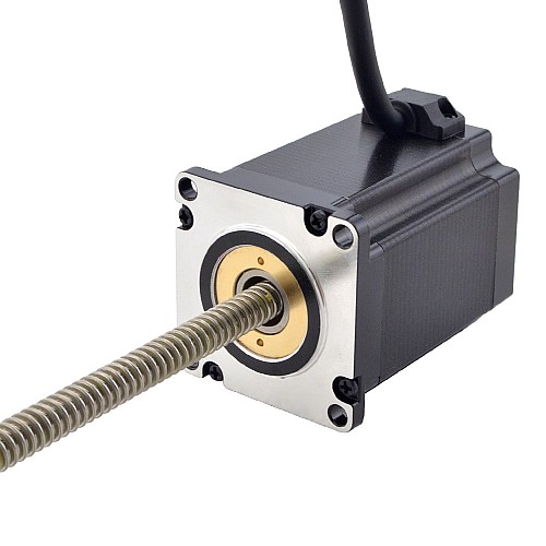 NEMA 23 Non-Captive Acme Linear Stepper Motor 4.0A 75mm Stack Screw Lead 2.54mm(0.1) Lead Length 250mm - 23N30S4004GG5-250RS | StepperOnline AU