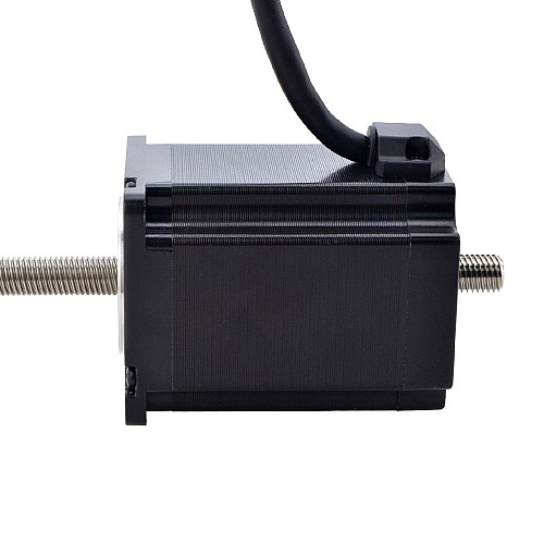 NEMA 23 Non-Captive Acme Linear Stepper Motor 4.0A 75mm Stack Screw Lead 5.08mm(0.2) Lead Length 250mm - 23N30S4004HG5-250RS | StepperOnline AU